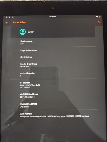 Amazon Fire HD 10 2017 (7th Gen) Running Android 9 Wireless Charger Bundle - Picture 2 of 5