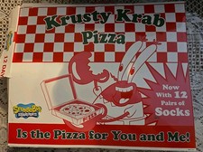 Unisex SPONGEBOB SQUAREPANTS 12 Days of SOCKS Advent Calendar Gift Lot New Read