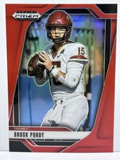 2025 Prizm Draft Picks Brock Purdy Red /399 Iowa State Cyclones #176