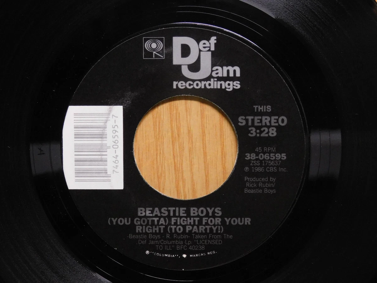 Beastie Boys 45 RPM Speed Vinyl Records for sale | eBay