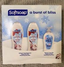 Softsoap Limited Edition Merry Mint soap body wash 3 Piece Holiday Gift Set