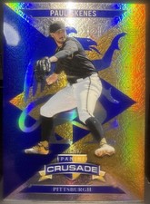 2025 Panini Crusade – Paul Skenes (#93) Blue/Gold Cracked Ice (pre-owned #3002)
