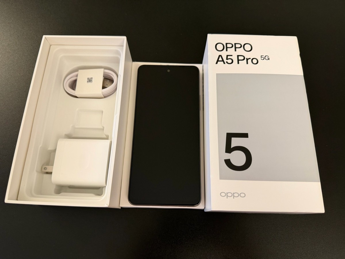 New (Open Box) OPPO A5 Pro 5G 6GB RAM, 128GB Storage, 120Hz