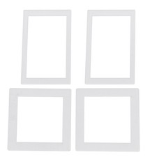 4Pcs Wall Socket Surround Socket Finger Acrylic Plate Attachment Switch Sticker