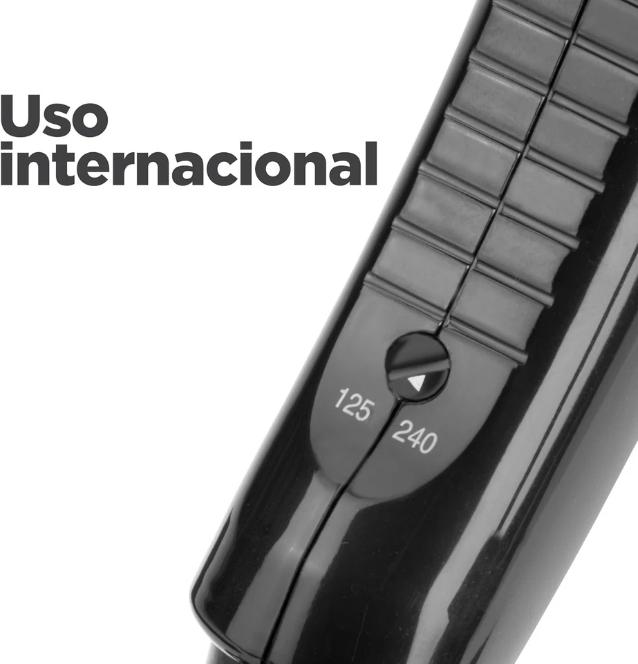 BaByliss Secador de Pelo Plegable 2000W | Ligero y Potente | Multi-Voltaje | Com - Imagen 3 de 4