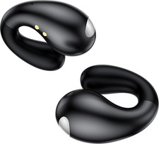 Ultra Open Ear Earbuds - Clip on Earbuds, Open Ear Headphones with Secure Lightw