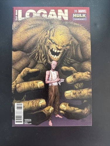 Old Man Logan #35B Variant Steve McNiven Hulk Smash Cover