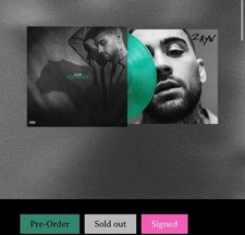 Zayn Malik KONNAKOL 5TH ELEMENT COLOR SIGNED VINYL taylor swift one direction