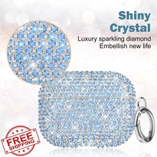 AirPods Pro 2 Case Bling Rhinestone with Keychain for Women Girls