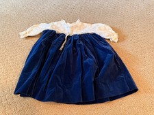 Vintage The Party Girl Toddler Smock Lace Dress Size 4 Bin 17