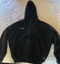 Comfrt Cloud Zip Hoodie Midnight Black Oversized S Zip Hoodie Unisex Men Women S
