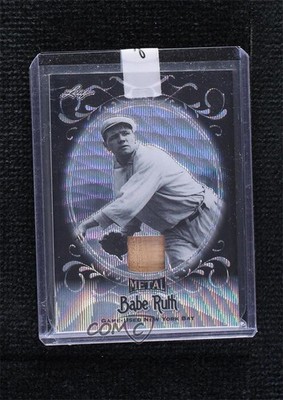 2019 Leaf Collection Game-Used Bat Black Wave 3/3 Babe Ruth #SB-06 HOF 0rm6