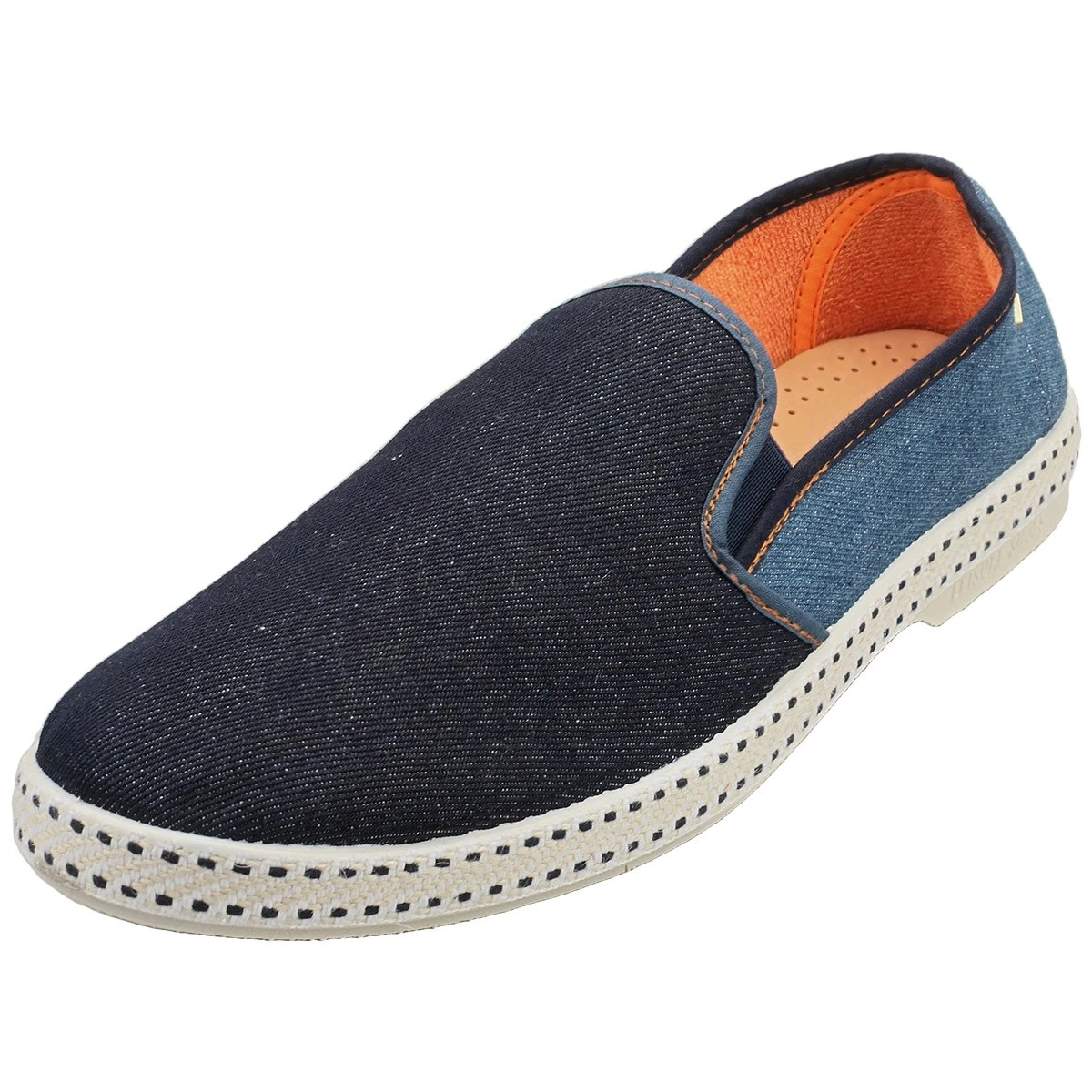 Rivieras Classic Toile & Filet Mesh Espadrille Slip-on Shoe Men\'s EU 45 Navy Blu Rivieras Shoes for Men for sale | eBay main image 4