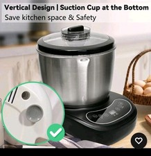 7L Electric Dough Mixer for Bread and Pizza Dough, Dough Maker