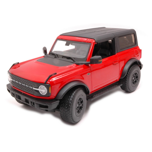 Ford Bronco Wildtrak 2021 Red 1:18 Maisto Auto Stradali -D- Neues Modell-image