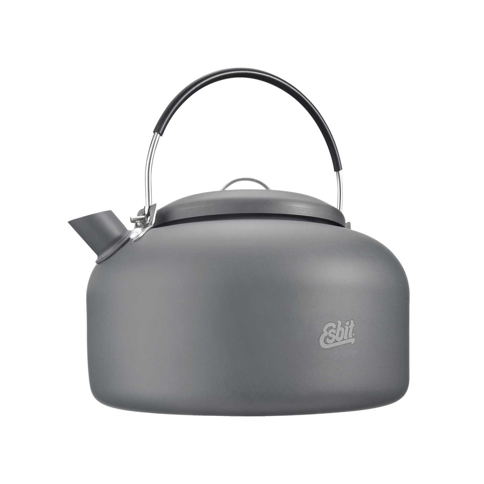 Esbit Kettle Aluminium Hard Anodised Camping Outdoor Lightweight With Folding...