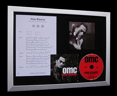 OMC How Bizarre LTD TOP QUALITY MUSIC CD FRAMED DISPLAY+EXPRESS GLOBAL SHIP