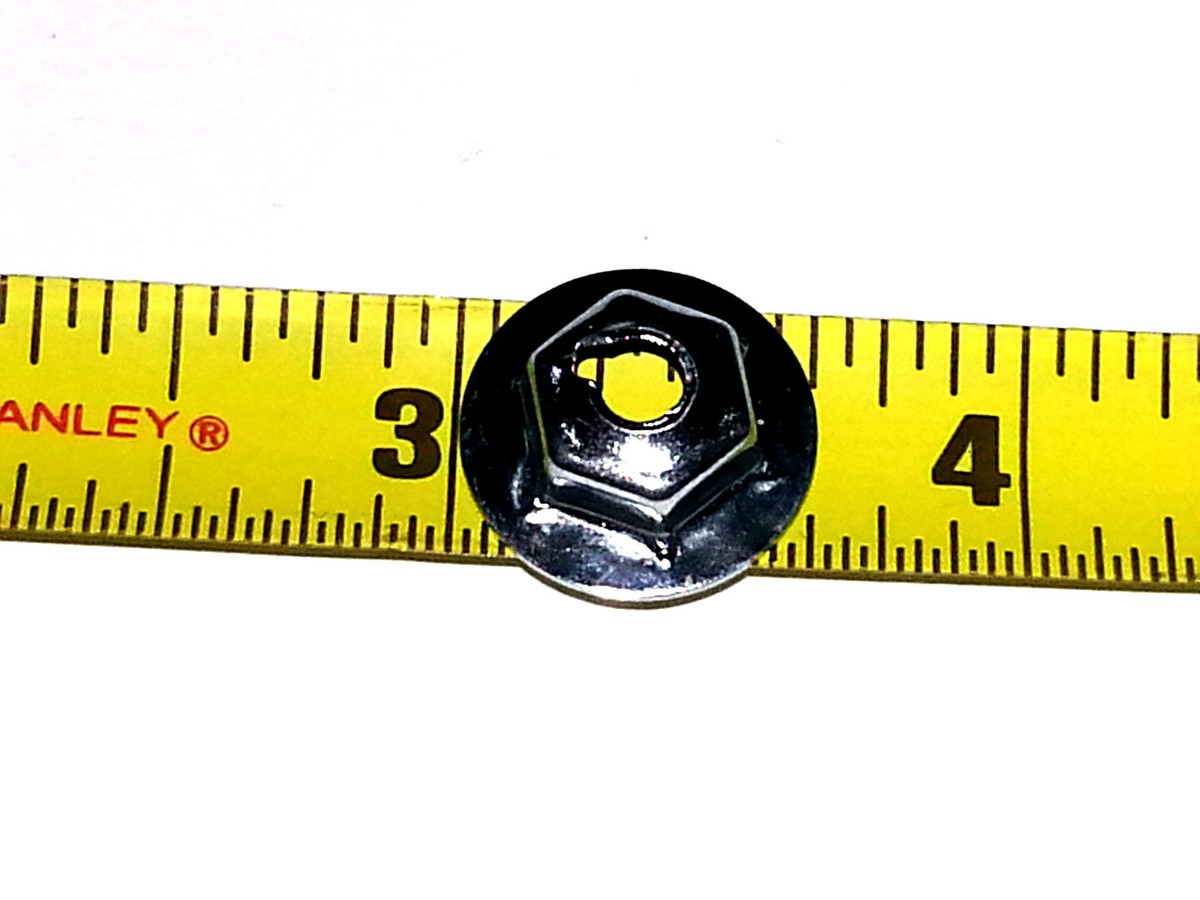 GM GMC Body Fender Door Trim Clip Molding 1/4" Thread Cutting Stud Nuts 10pcs O - Foto 6