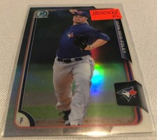 2015 Bowman Chrome Draft Baseball Sean Reid-Foley Toronto Blue Jays Refractor 68