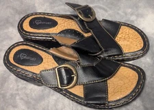 I Love Comfort Black Slide Sandals 18820 Grand  Size 8 M / 40