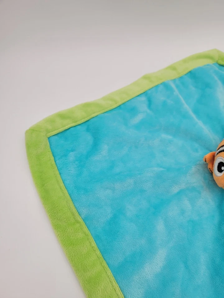 Disney Baby Finding Nemo Lovey Manta de Seguridad Bebé Peluche Muñeca Azul Naranja Pez Foto 3 de 4