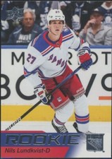 2021-22 Upper Deck Star Rookies Nils Lundkvist Rookie Rangers Stars RC #16