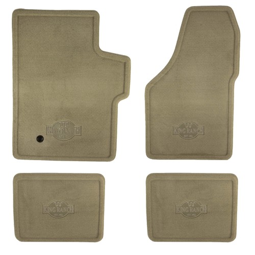 OEM NEW 0507 Ford Super Duty Pebble Tan Carpet "King Ranch" Logo Floor