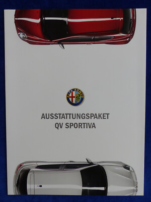 Alfa Romeo MiTo & Giulietta Turismo QV Sportiva 2013 - Prospekt Brochure 07.2012