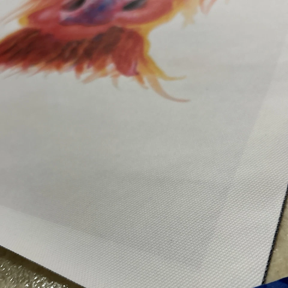 Baby Highland Cow Colorful ✅ Poster Print Canvas Wall Art Decor ✅ 12x18 inch - Image 2 of 4