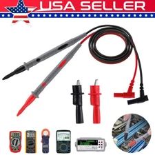 1000V 20A Soft Silicone Multimeter Test Leads for Digital Multimeters Voltmeters