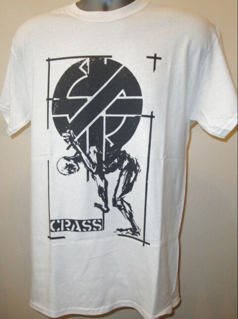 Pull Tete De Mort Homme Sweat à Capuche Crass Bloody Revolutions - Punk Rock Anarchist - Noir Taille XXL Sweat Tete De Mort Homme