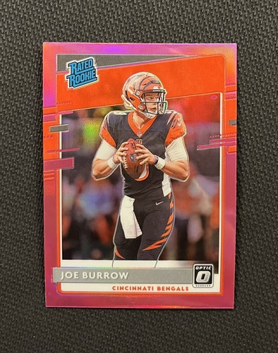 Joe Burrow [Pink] #151 2020 Panini Donruss Optic card