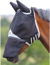 Shires Field Durable Fly Mask With Ears & Nose protection against flies and bugs