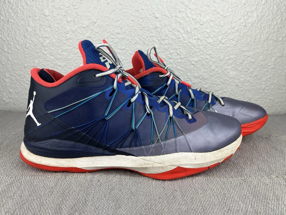 耐克 Air Jordan CP3.VII AE 蓝色男式 11 码篮球鞋 644805-407 — 第 2/4 张图片