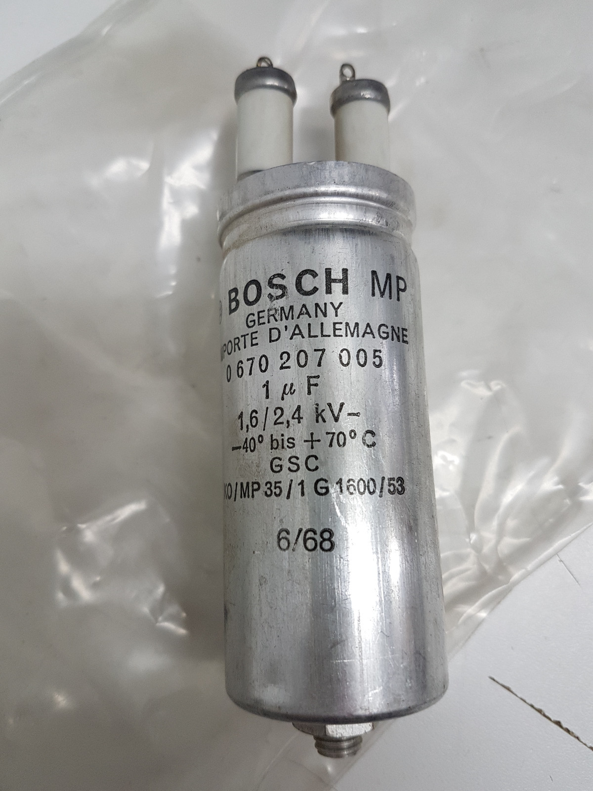 Bosch 0670207005 Capacitor