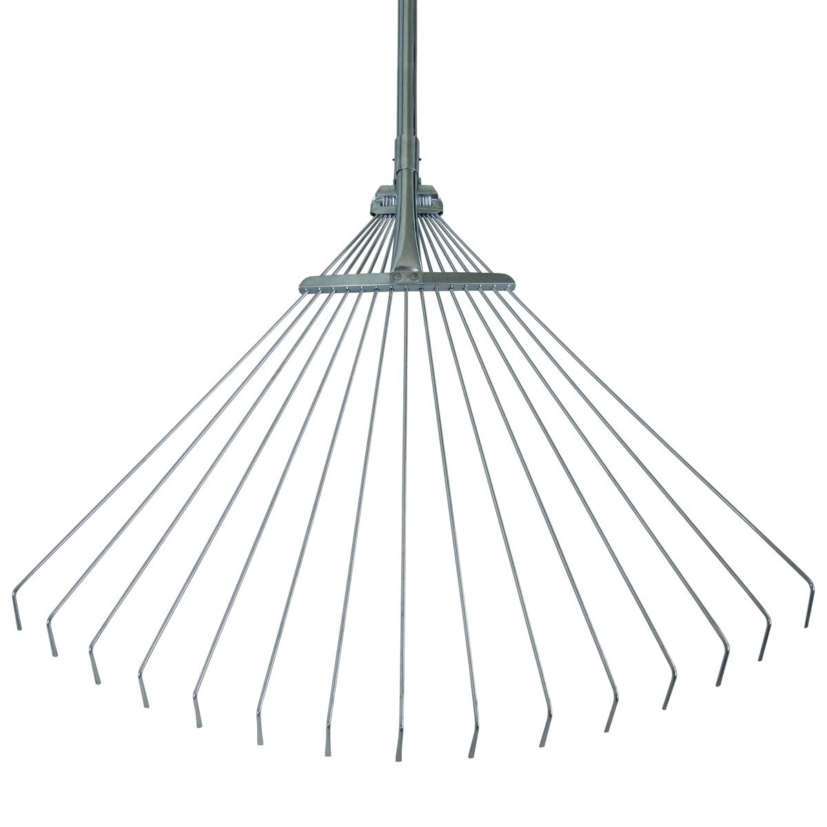 15 Teeth Adjustable Lawn Rake Light Weight Design With Comfy Grip Handle U0900