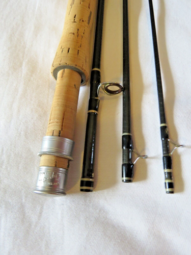 8 1/2ft #5 Hardy Ultralite Four Section Travel Rod + Makers Bag & Tube. - Picture 3 of 10