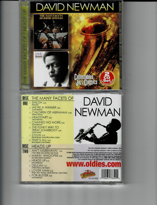 DAVID NEWMAN -MANY FACETS OF/HEADS UP (2CD 2006) NEW **14 TRACKS**