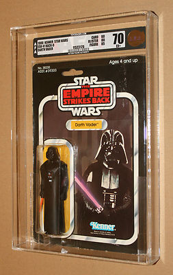 1980 Kenner Star Wars ESB 41 BACK-D Darth Vader Figure AFA 70 EX+