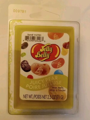 Jelly Belly Wax Melts Juicy Pear Retired Scent 2.5OZ