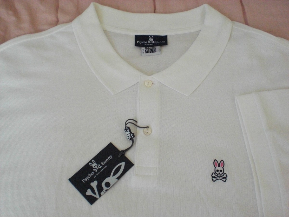 Psycho Bunny B&T Classic Pique Polo Shirt, NWT Mens 3XL Tall