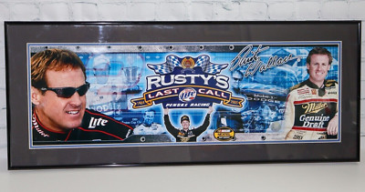 Rusty's Last Call Miller Lite Penske Racing Reflections Numbered Picture Wallace