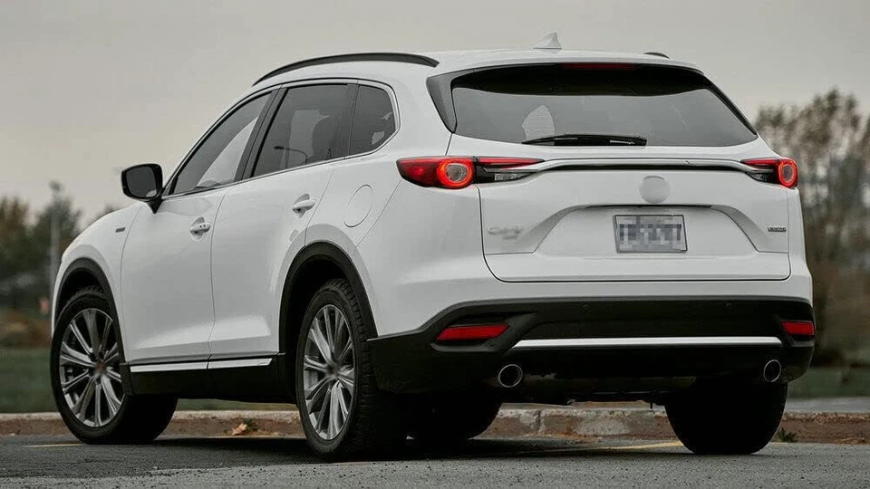 2 piezas de rieles de techo para Mazda CX-9 CX9 2017-2025 portaequipajes negro Foto 4 de 4