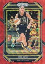 2023 Panini Prizm WNBA SUE BIRD #32 RED RUBY WAVE PRIZM STORM