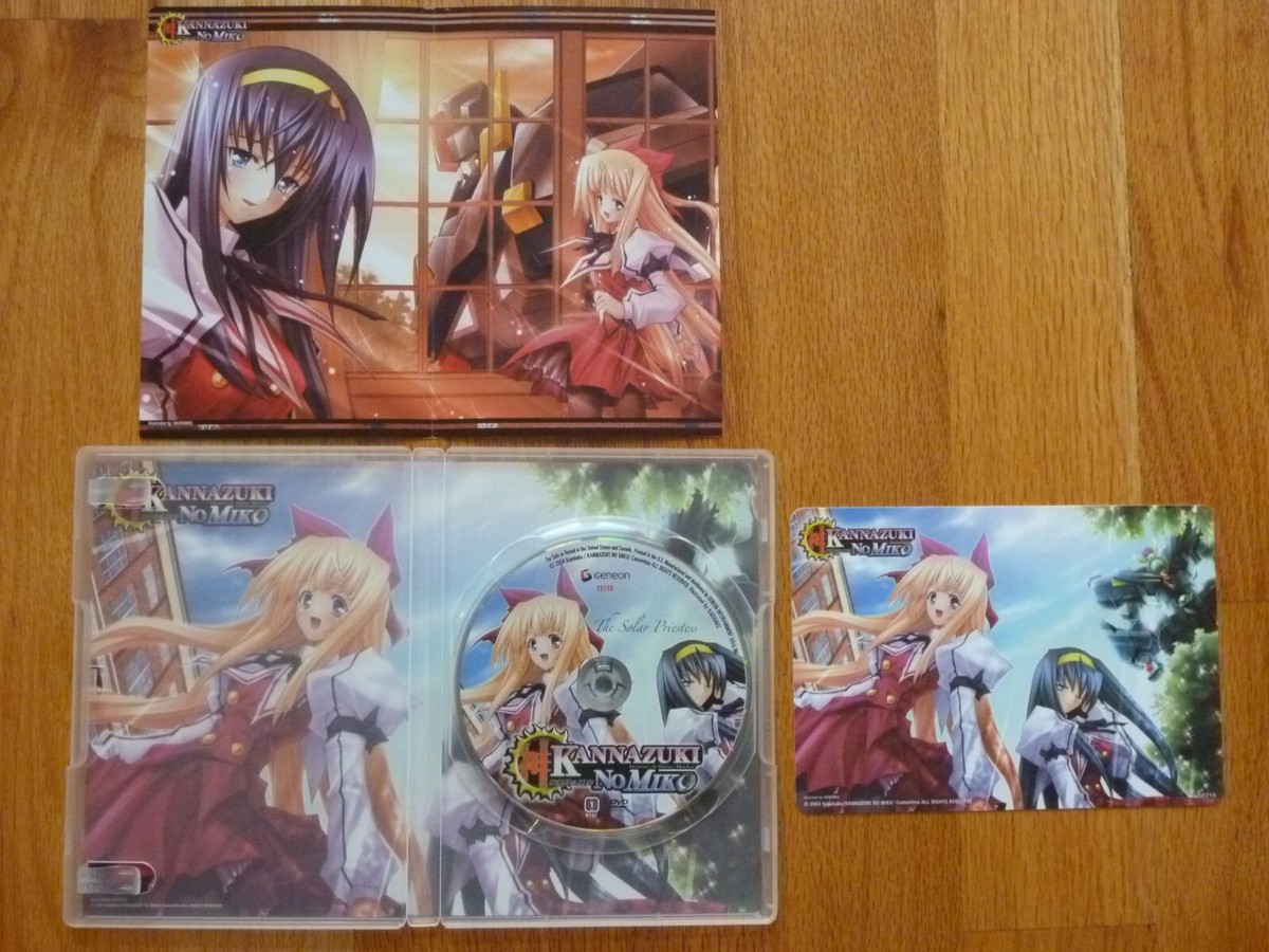 Kannazuki No Miko DVD Anime Vol 1 Solar Priestess Ep 1-4 + Poster