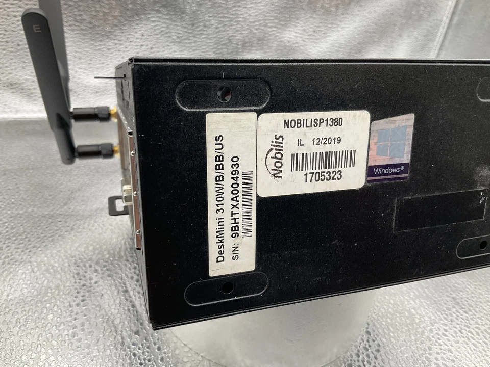 ASRock Deskmini Intel i3-9100 16GB RAM DDR4 1TB SSD WiFi H110M-STX 110 Series - Imagem 3 de 3