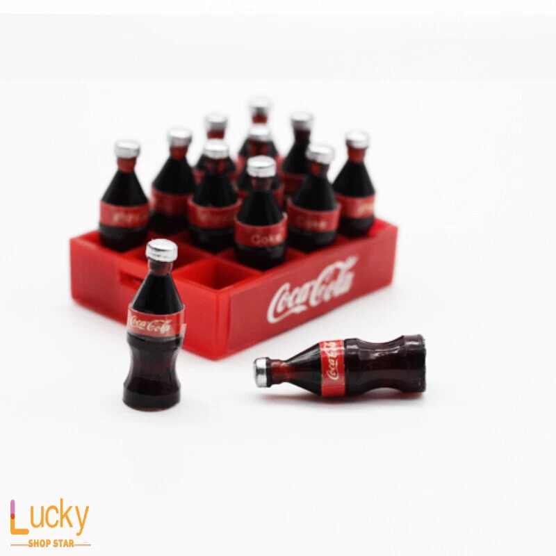 1/18 Scale Car Garage Props Model Coke Bottle Model Set Scene Display Model Toys - Image 3 of 4