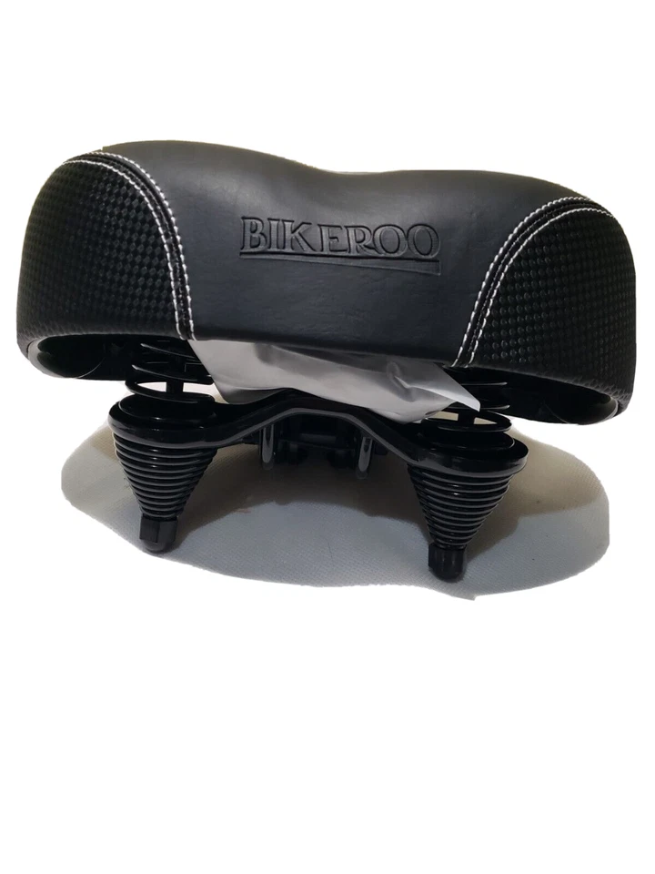 Asiento de bicicleta Bikeroo de gran tamaño, extra ancho, asiento de bicicleta acolchado para hombres y mujeres ¡NUEVO CON ETIQUETAS! Foto 3 de 4