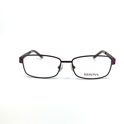 Merona M7 1021 3302 Eyeglasses Frames Purple Full rim metal  display picture 1