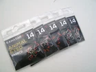 50 x Kamasan Animal Eyed Barbed Hooks. Size 14. Ideal for Big Fish & Big Baits.